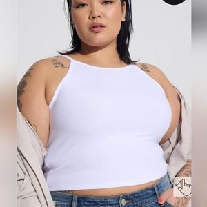 NWT Torrid Womens Crop Tank Top Shirt 00 M